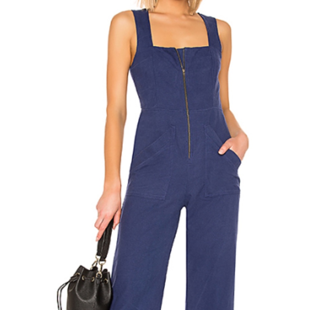 Riveria Blue Jumpsuite - New With Tags